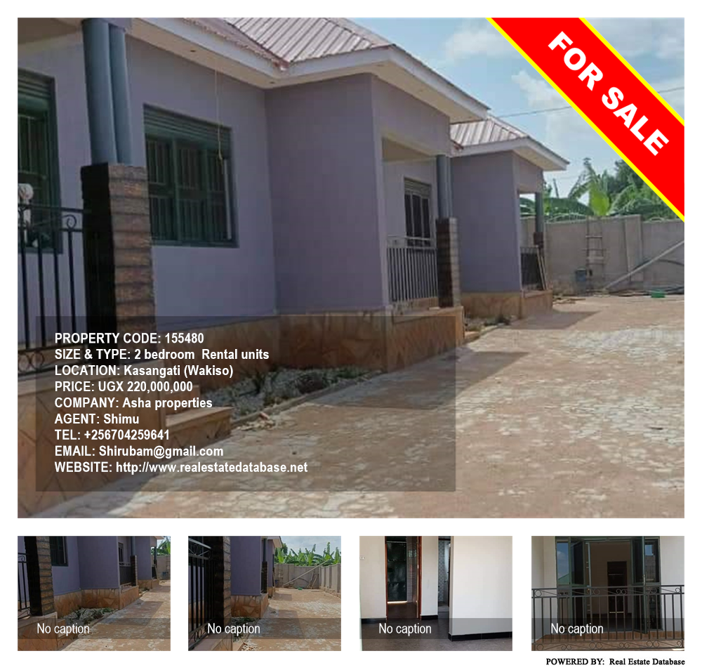2 bedroom Rental units  for sale in Kasangati Wakiso Uganda, code: 155480