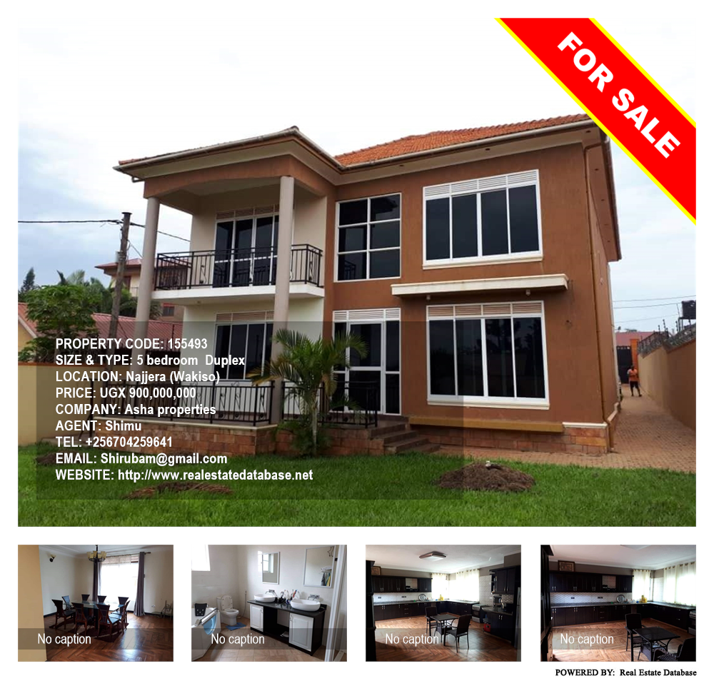 5 bedroom Duplex  for sale in Najjera Wakiso Uganda, code: 155493