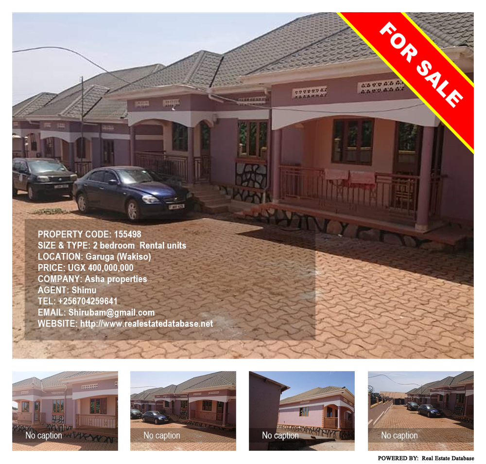 2 bedroom Rental units  for sale in Garuga Wakiso Uganda, code: 155498
