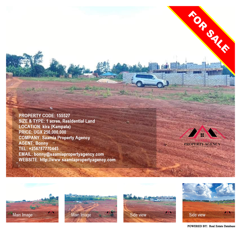 Residential Land  for sale in Kira Kampala Uganda, code: 155527