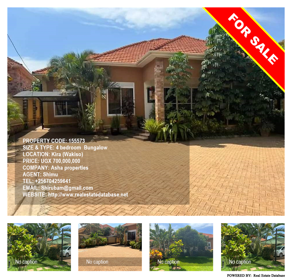 4 bedroom Bungalow  for sale in Kira Wakiso Uganda, code: 155573