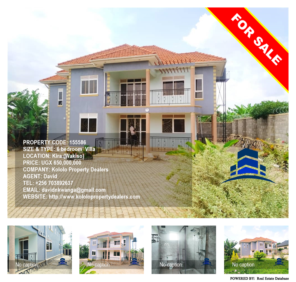 6 bedroom Villa  for sale in Kira Wakiso Uganda, code: 155586