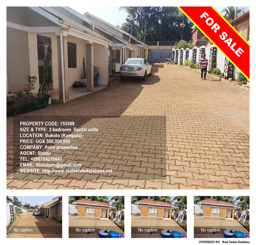 2 bedroom Rental units  for sale in Bukoto Kampala Uganda, code: 155588