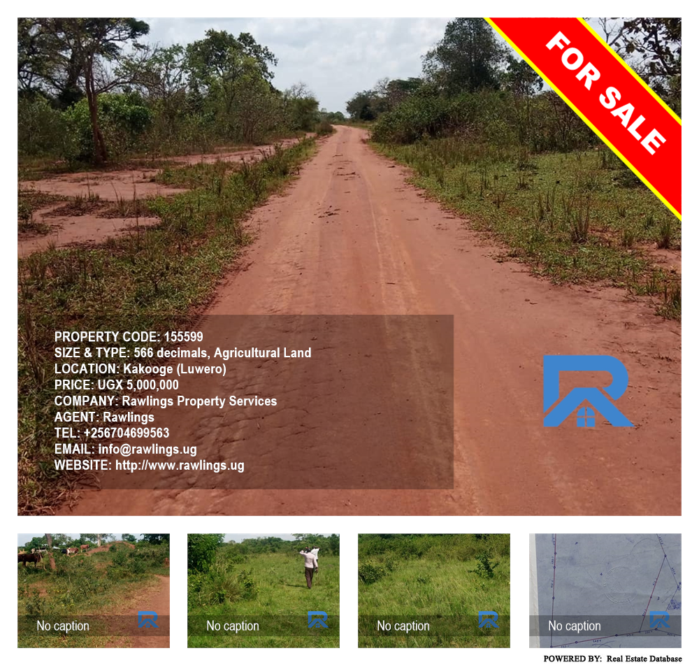 Agricultural Land  for sale in Kakooge Luwero Uganda, code: 155599