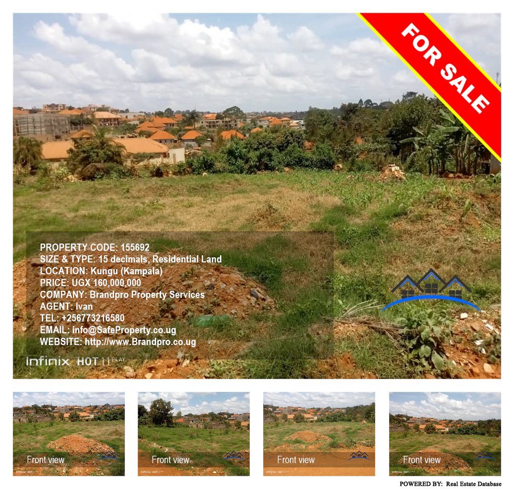 Residential Land  for sale in Kungu Kampala Uganda, code: 155692