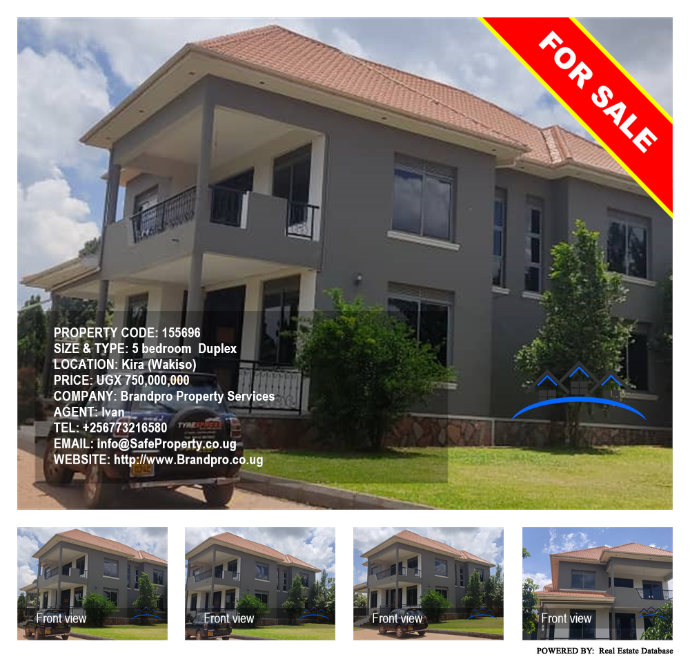 5 bedroom Duplex  for sale in Kira Wakiso Uganda, code: 155696