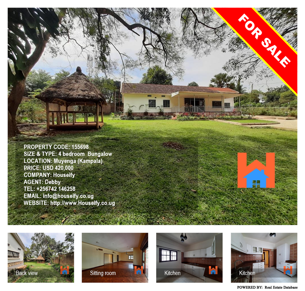 4 bedroom Bungalow  for sale in Muyenga Kampala Uganda, code: 155698