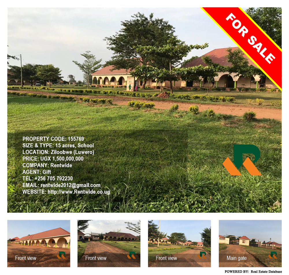 School  for sale in Ziloobwe Luweero Uganda, code: 155769