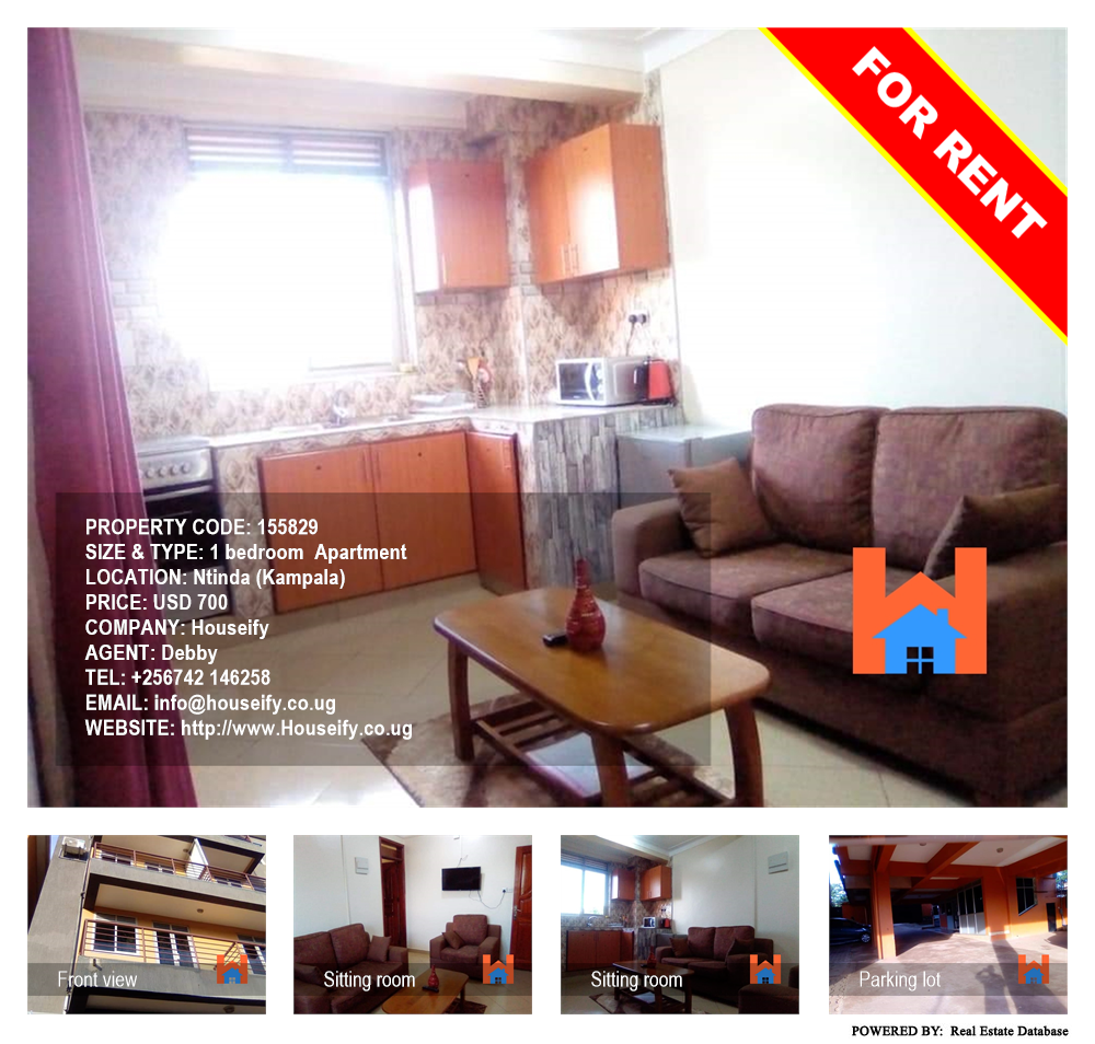 1 bedroom Apartment  for rent in Ntinda Kampala Uganda, code: 155829