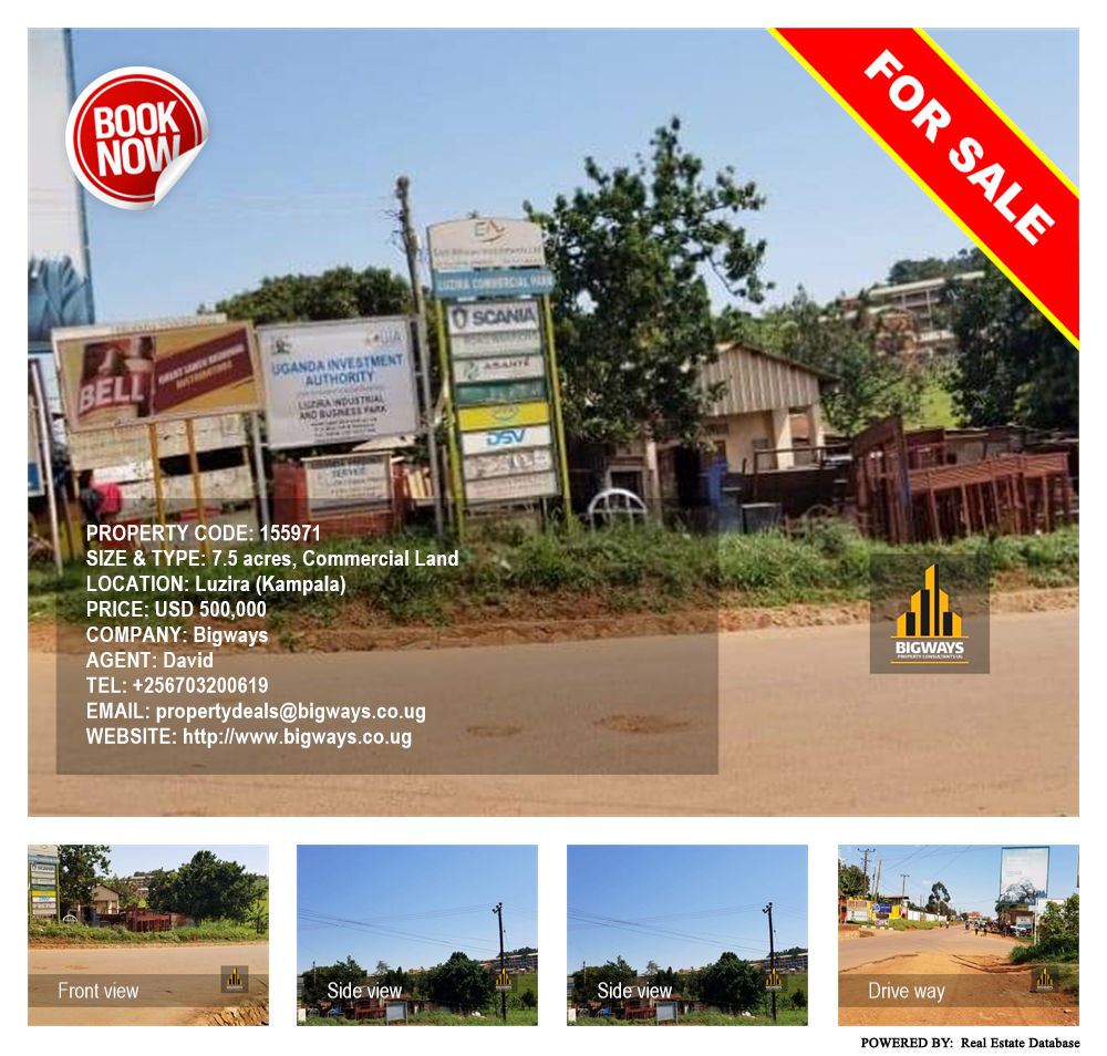 Commercial Land  for sale in Luzira Kampala Uganda, code: 155971