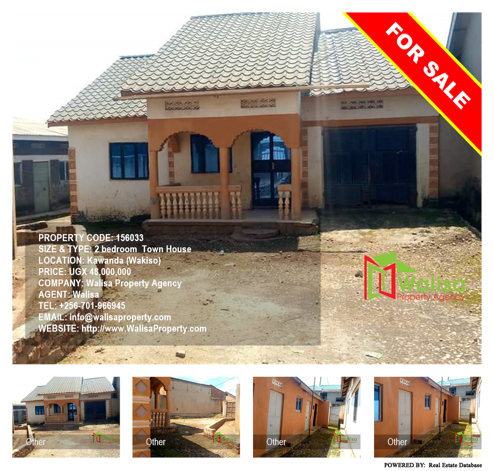 2 bedroom Town House  for sale in Kawanda Wakiso Uganda, code: 156033