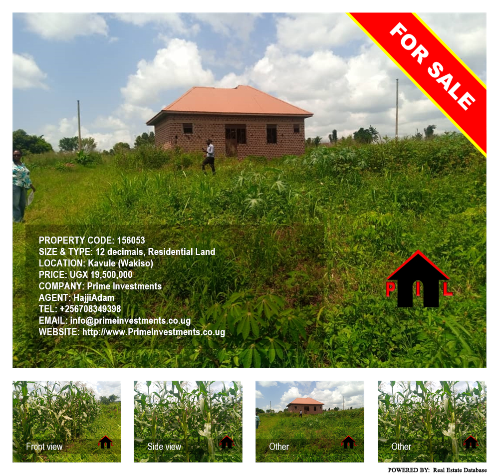Residential Land  for sale in Kavule Wakiso Uganda, code: 156053