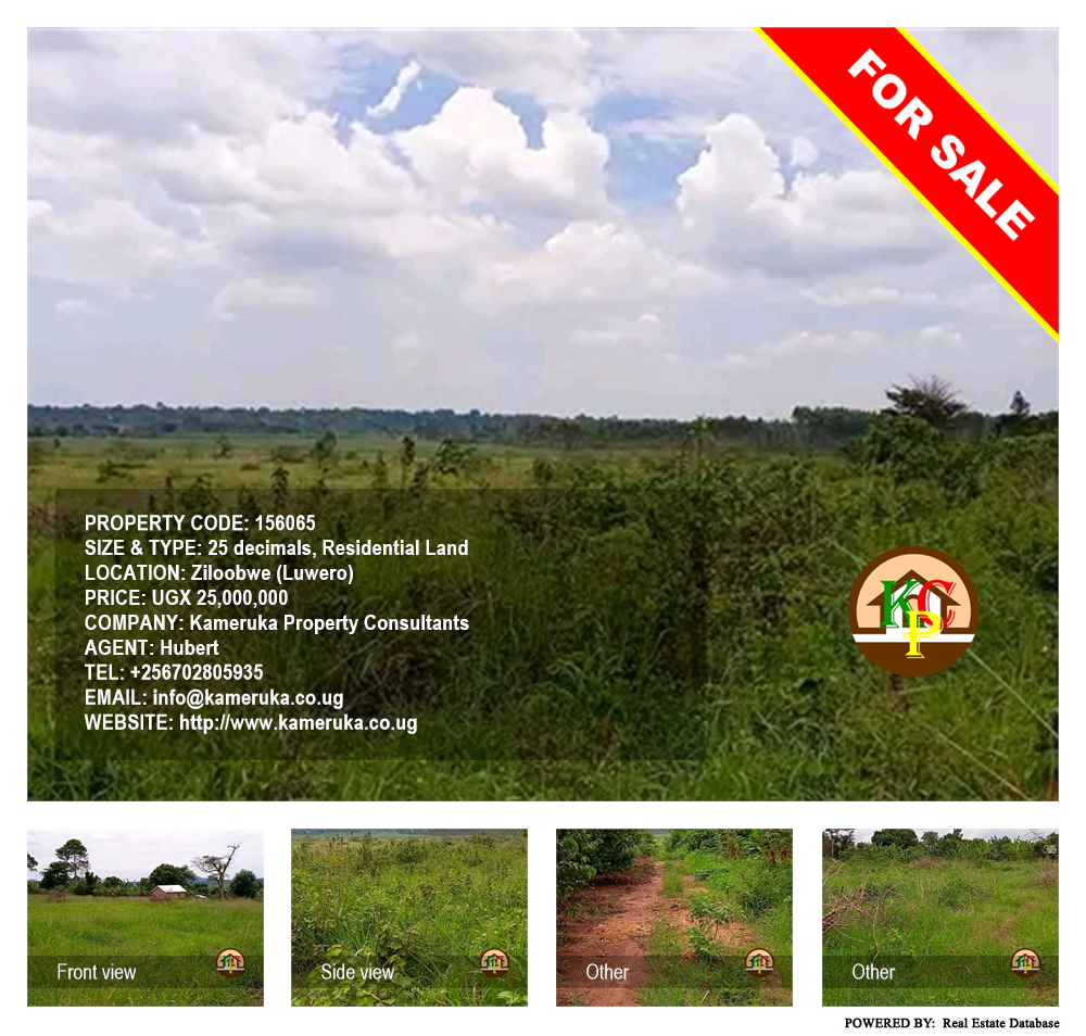 Residential Land  for sale in Ziloobwe Luweero Uganda, code: 156065