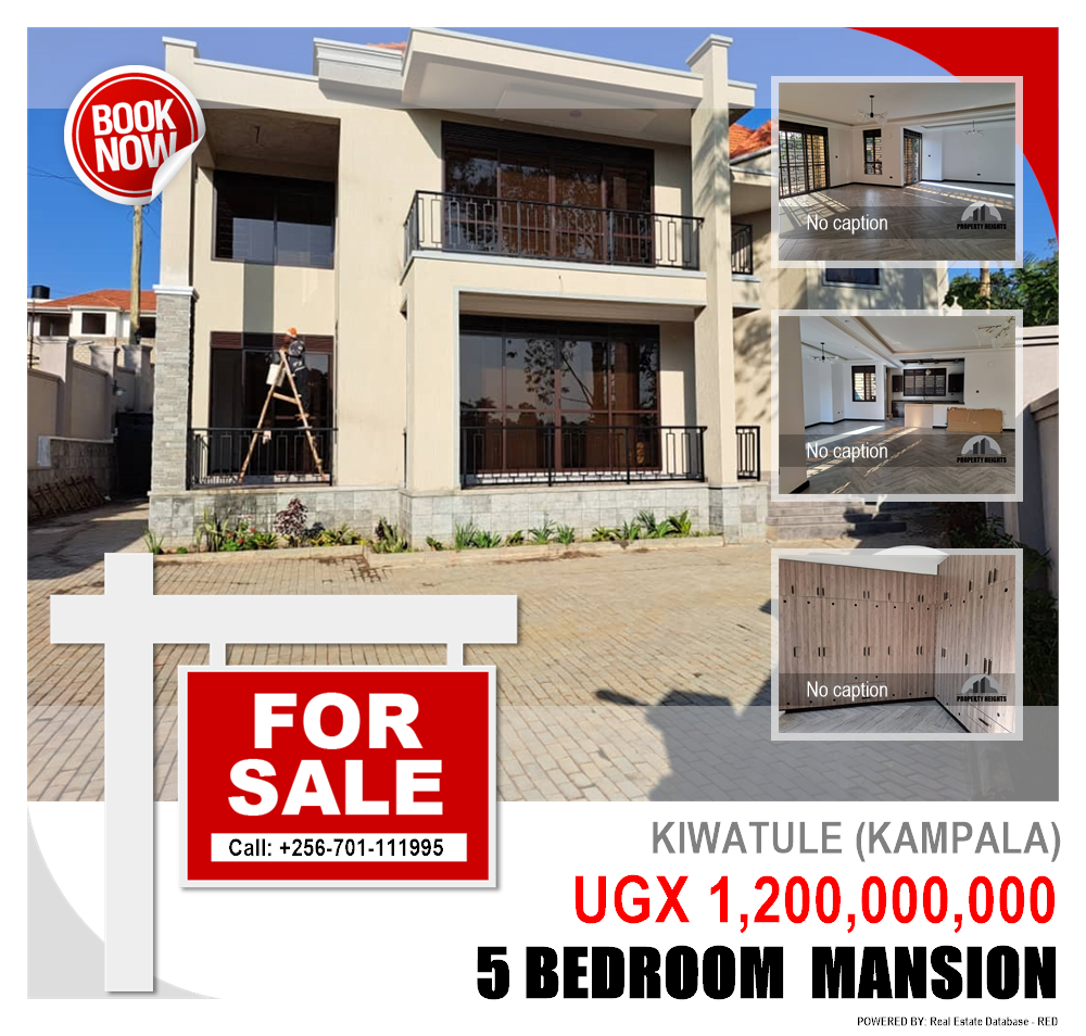 5 bedroom Mansion  for sale in Kiwaatule Kampala Uganda, code: 156085