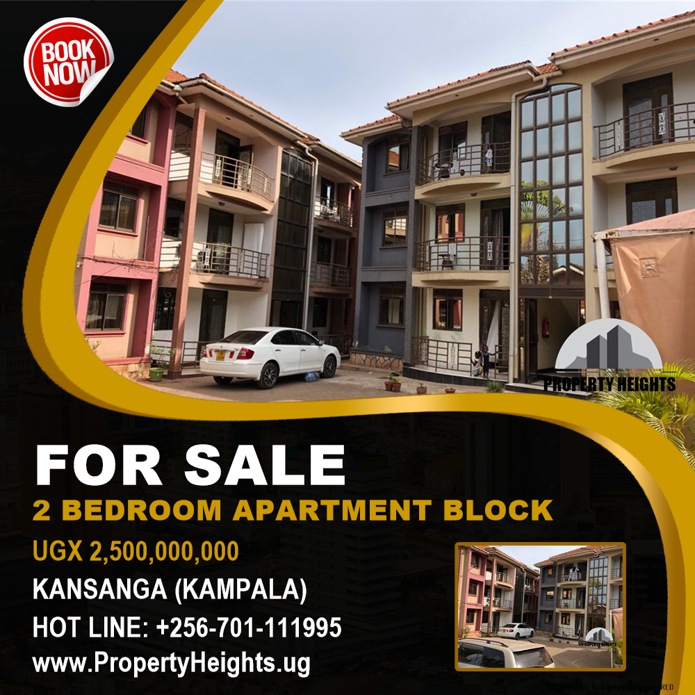 2 bedroom Apartment block  for sale in Kansanga Kampala Uganda, code: 156086