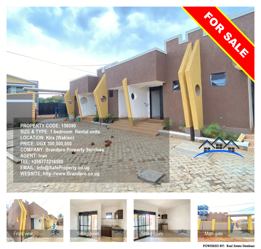 1 bedroom Rental units  for sale in Kira Wakiso Uganda, code: 156090