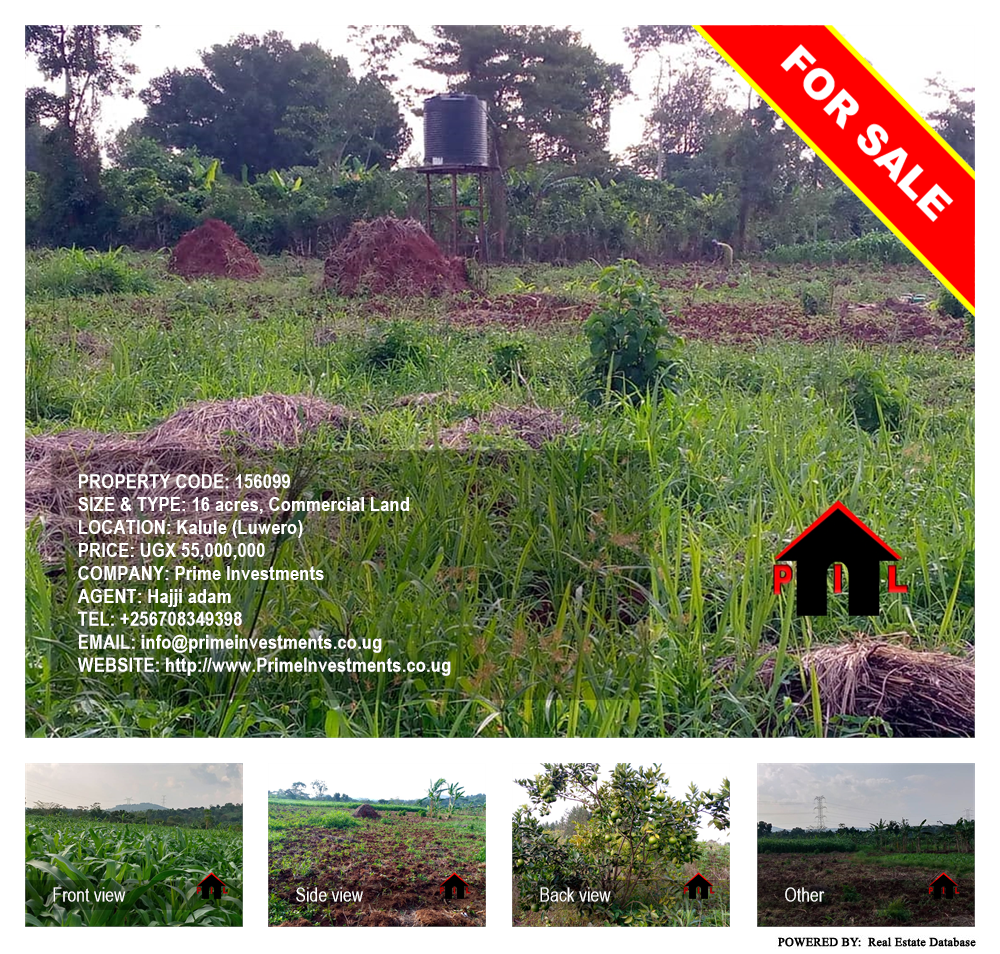 Commercial Land  for sale in Kalule Luweero Uganda, code: 156099