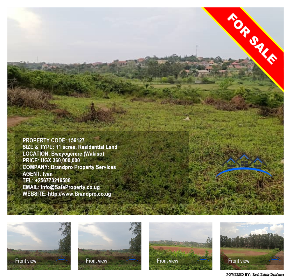 Residential Land  for sale in Bweyogerere Wakiso Uganda, code: 156127