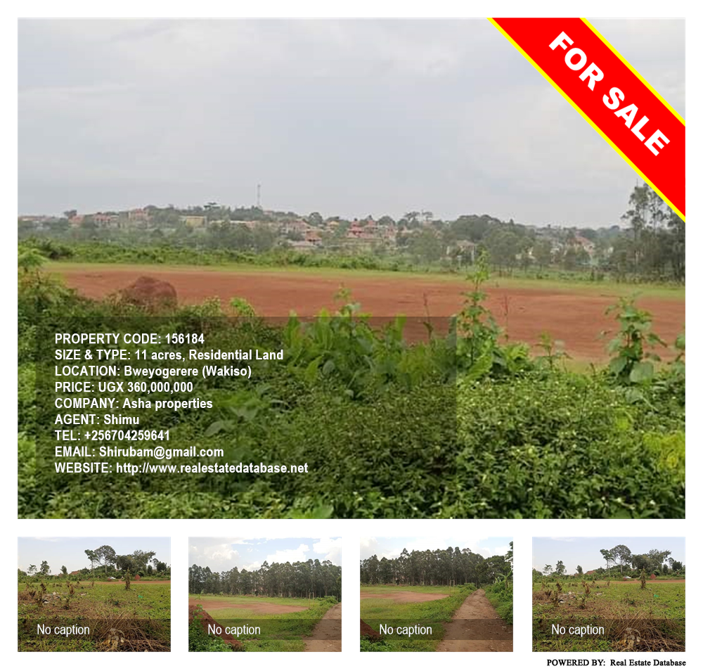 Residential Land  for sale in Bweyogerere Wakiso Uganda, code: 156184
