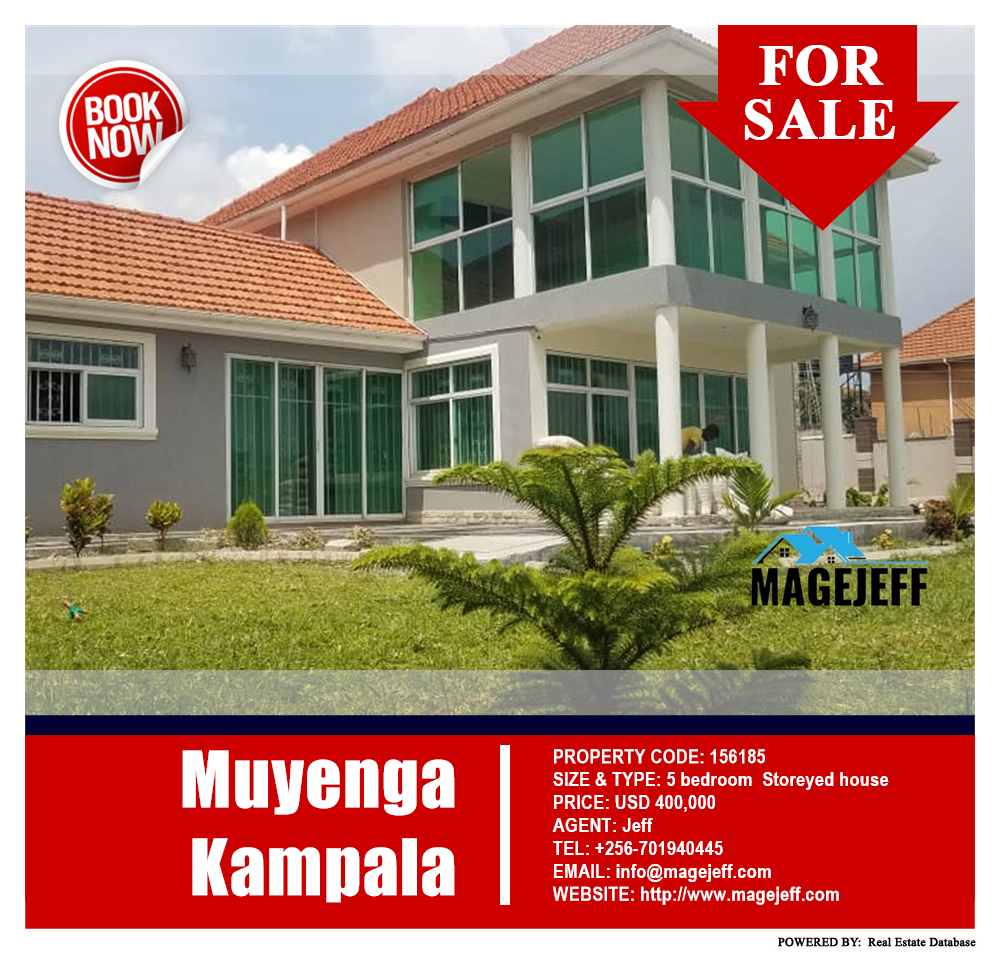 5 bedroom Storeyed house  for sale in Muyenga Kampala Uganda, code: 156185