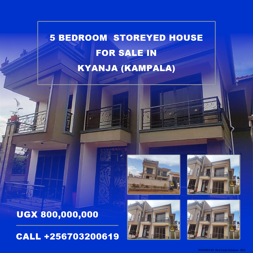5 bedroom Storeyed house  for sale in Kyanja Kampala Uganda, code: 156236