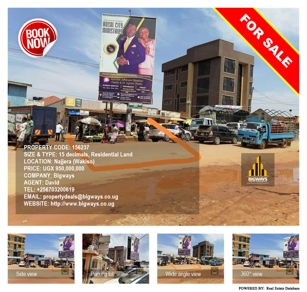 Residential Land  for sale in Najjera Wakiso Uganda, code: 156237