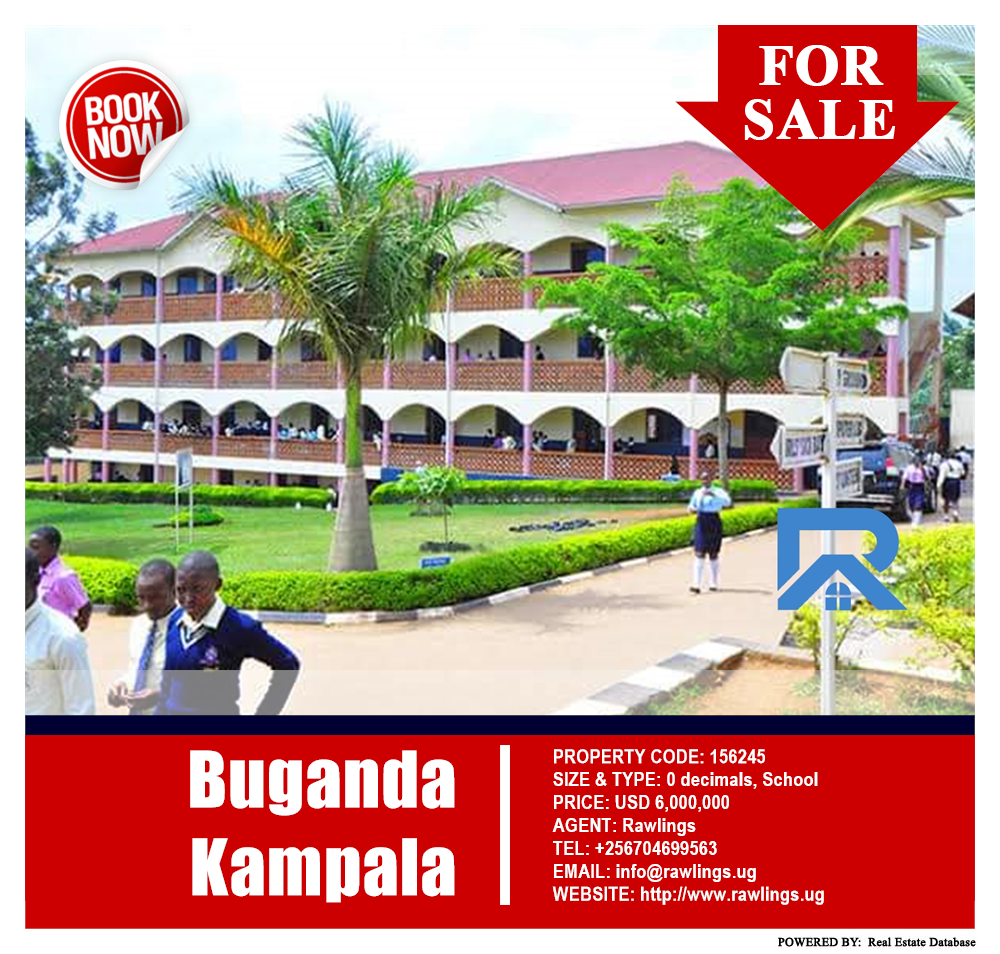School  for sale in Buganda Kampala Uganda, code: 156245