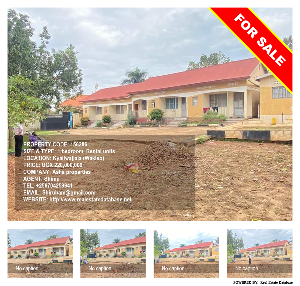 1 bedroom Rental units  for sale in Kyaliwajjala Wakiso Uganda, code: 156286