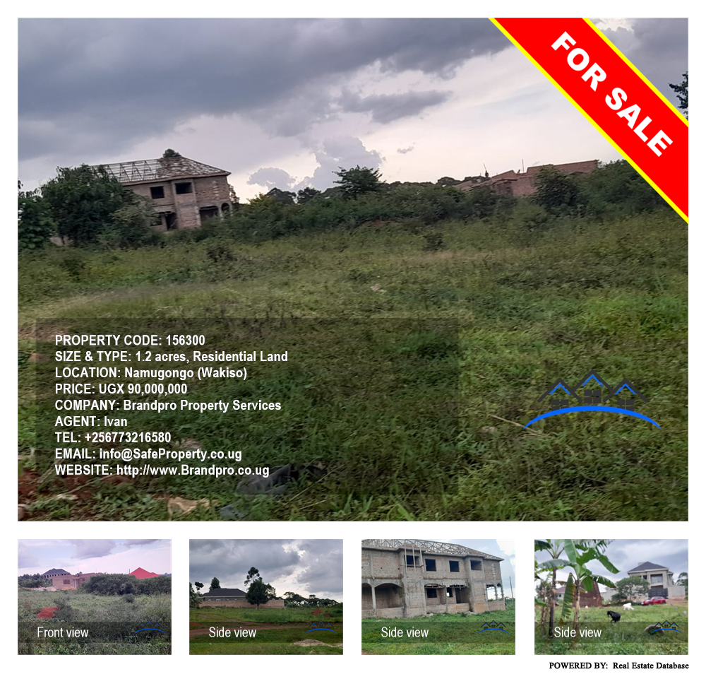 Residential Land  for sale in Namugongo Wakiso Uganda, code: 156300