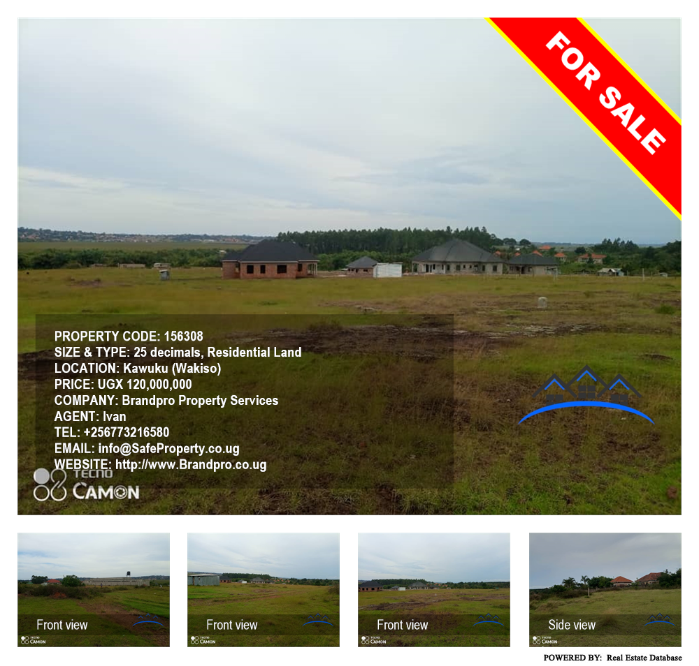 Residential Land  for sale in Kawuku Wakiso Uganda, code: 156308