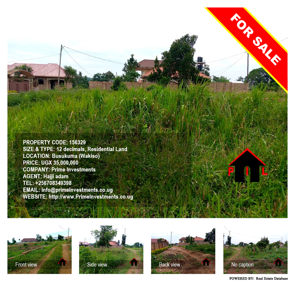 Residential Land  for sale in Busukuma Wakiso Uganda, code: 156329