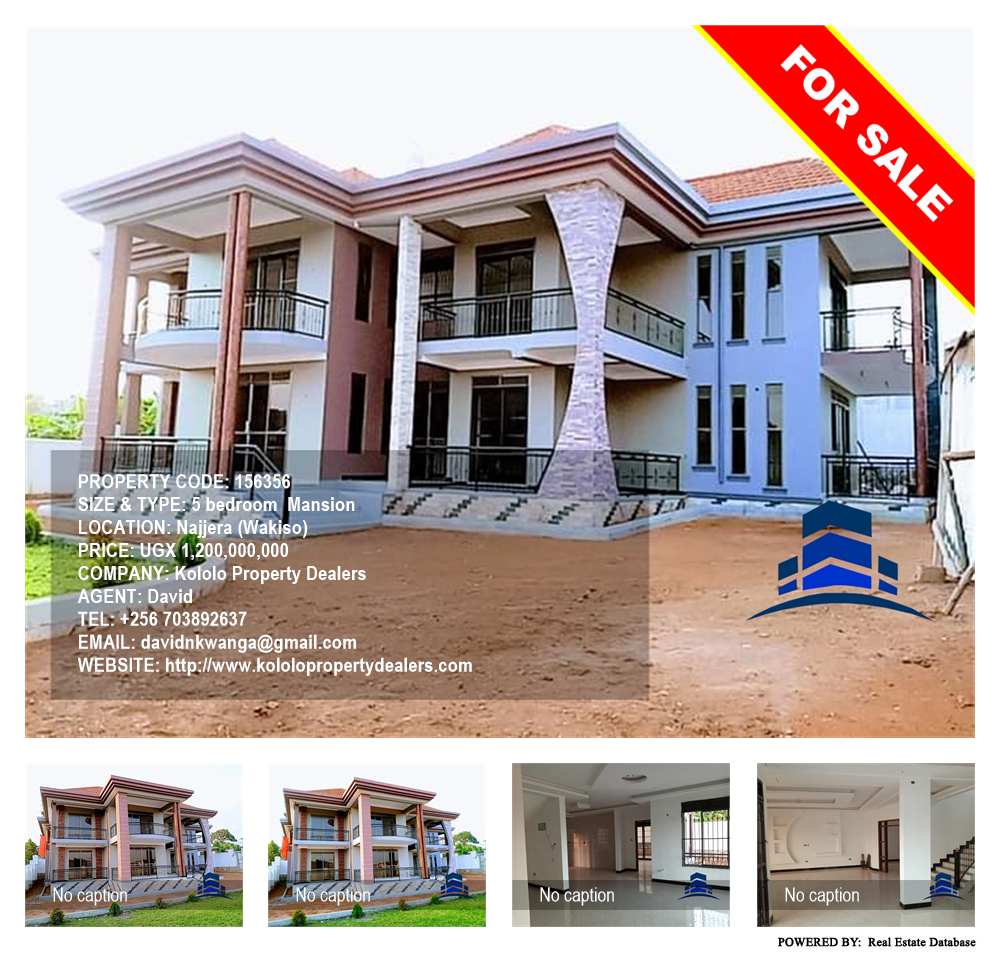 5 bedroom Mansion  for sale in Najjera Wakiso Uganda, code: 156356
