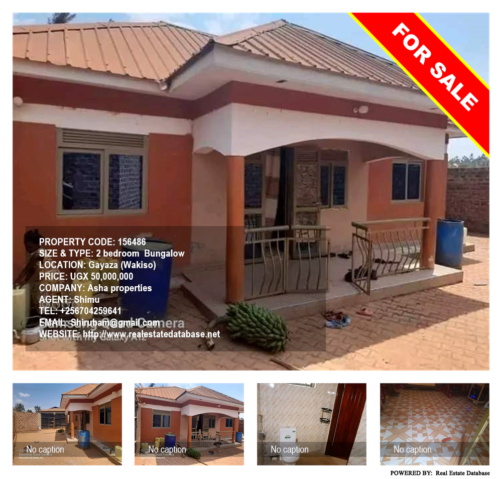 2 bedroom Bungalow  for sale in Gayaza Wakiso Uganda, code: 156486