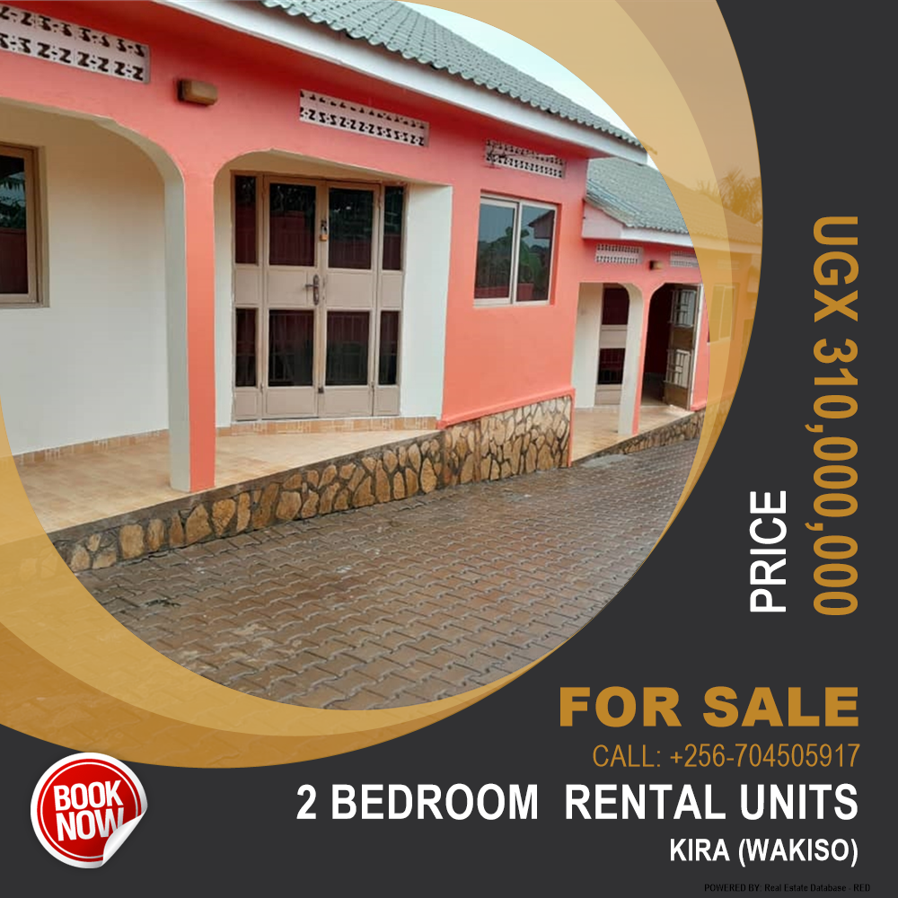 2 bedroom Rental units  for sale in Kira Wakiso Uganda, code: 156658