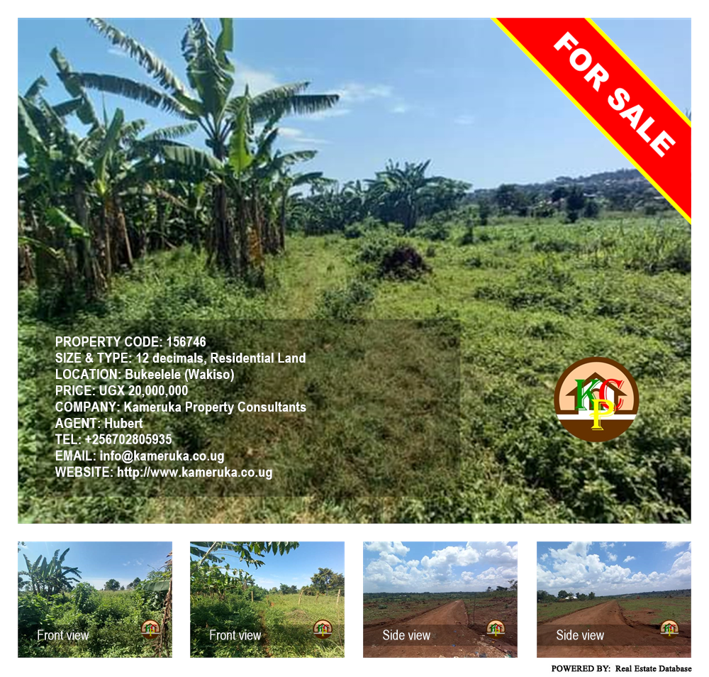 Residential Land  for sale in Bukeelele Wakiso Uganda, code: 156746