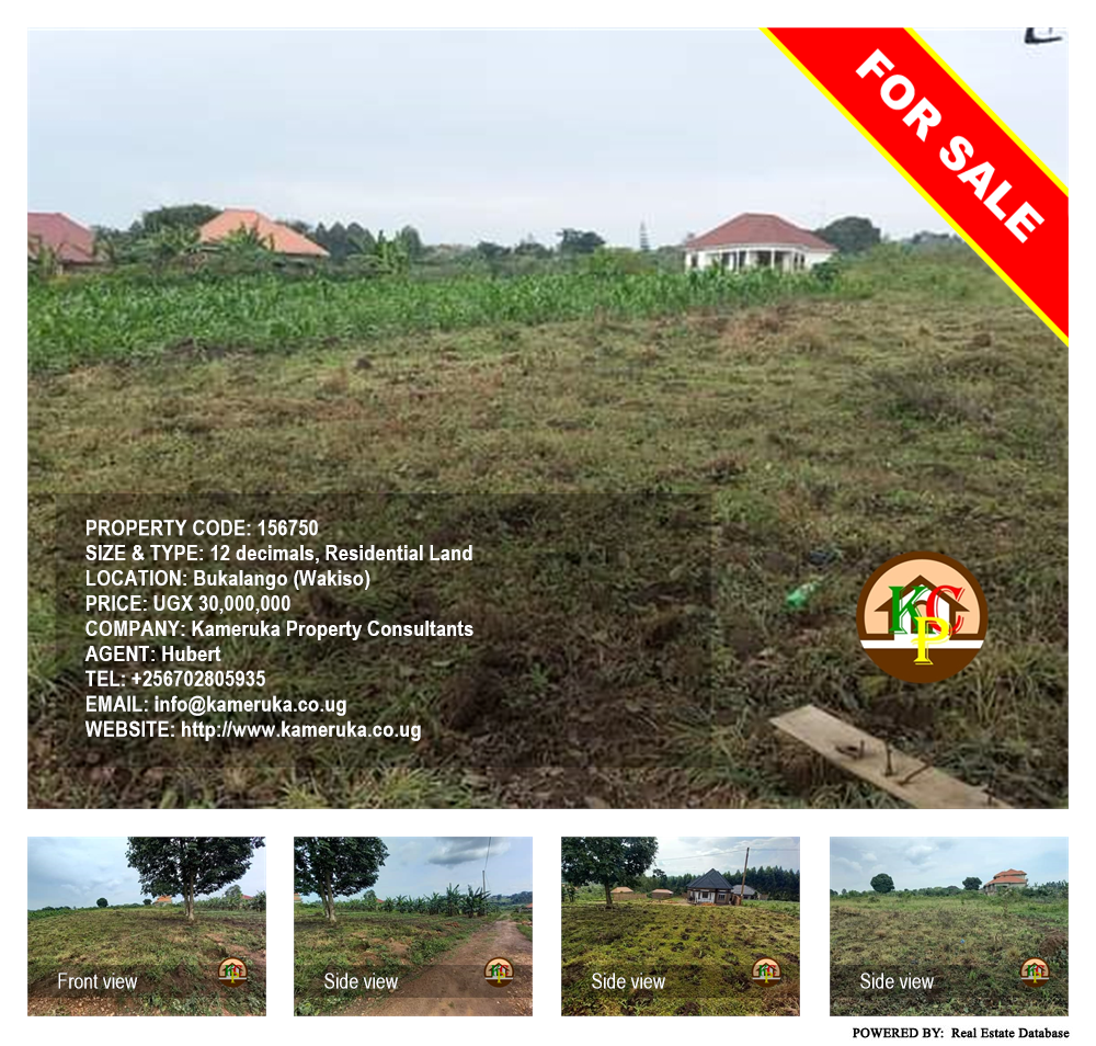 Residential Land  for sale in Bukalango Wakiso Uganda, code: 156750