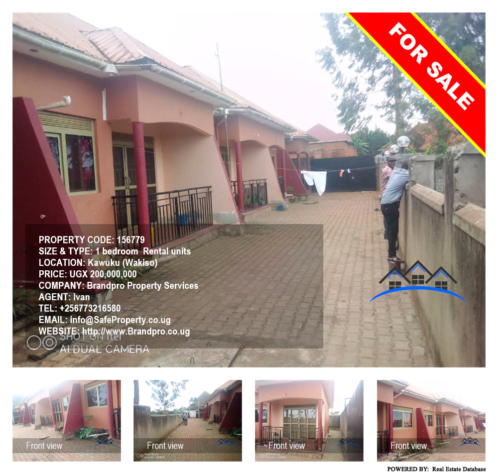1 bedroom Rental units  for sale in Kawuku Wakiso Uganda, code: 156779