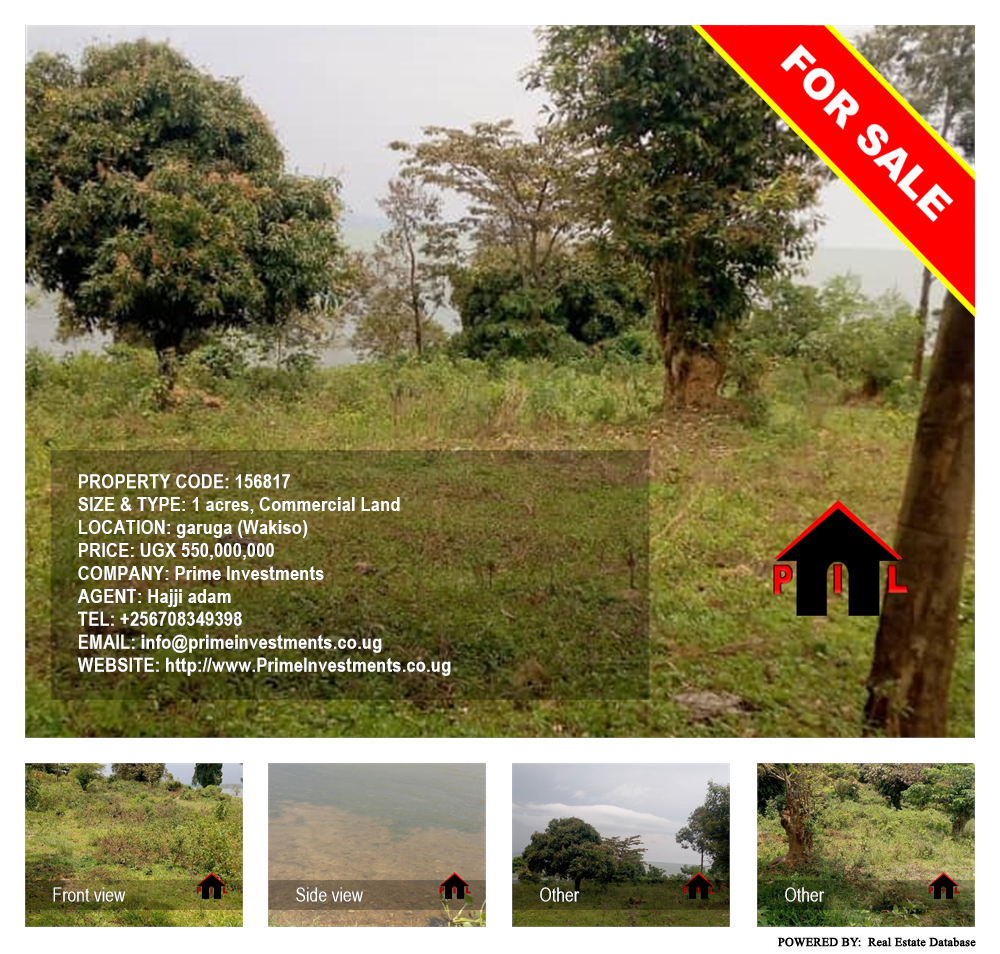 Commercial Land  for sale in Garuga Wakiso Uganda, code: 156817