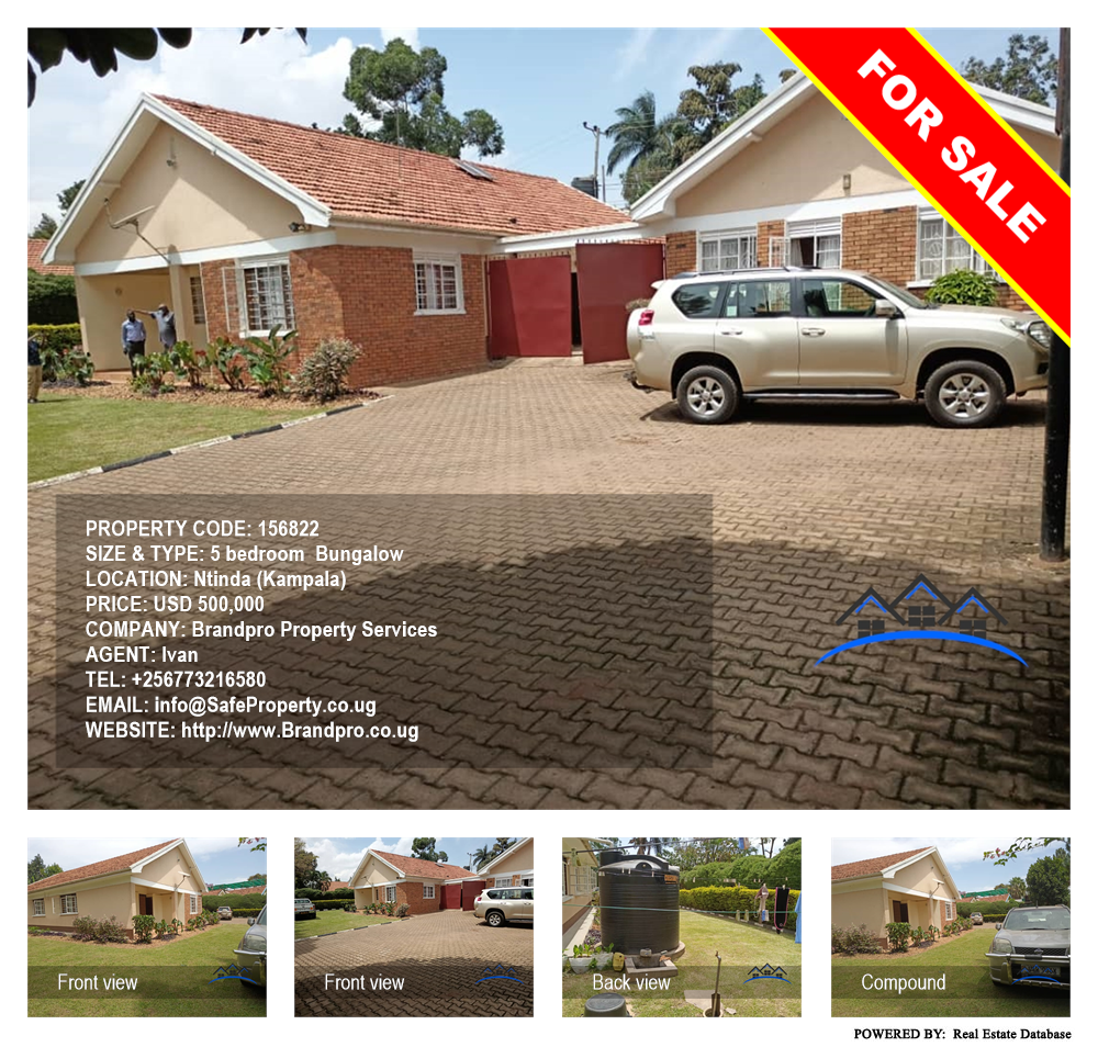 5 bedroom Bungalow  for sale in Ntinda Kampala Uganda, code: 156822