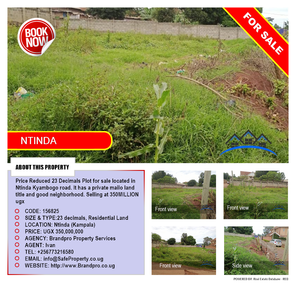 Residential Land  for sale in Ntinda Kampala Uganda, code: 156825