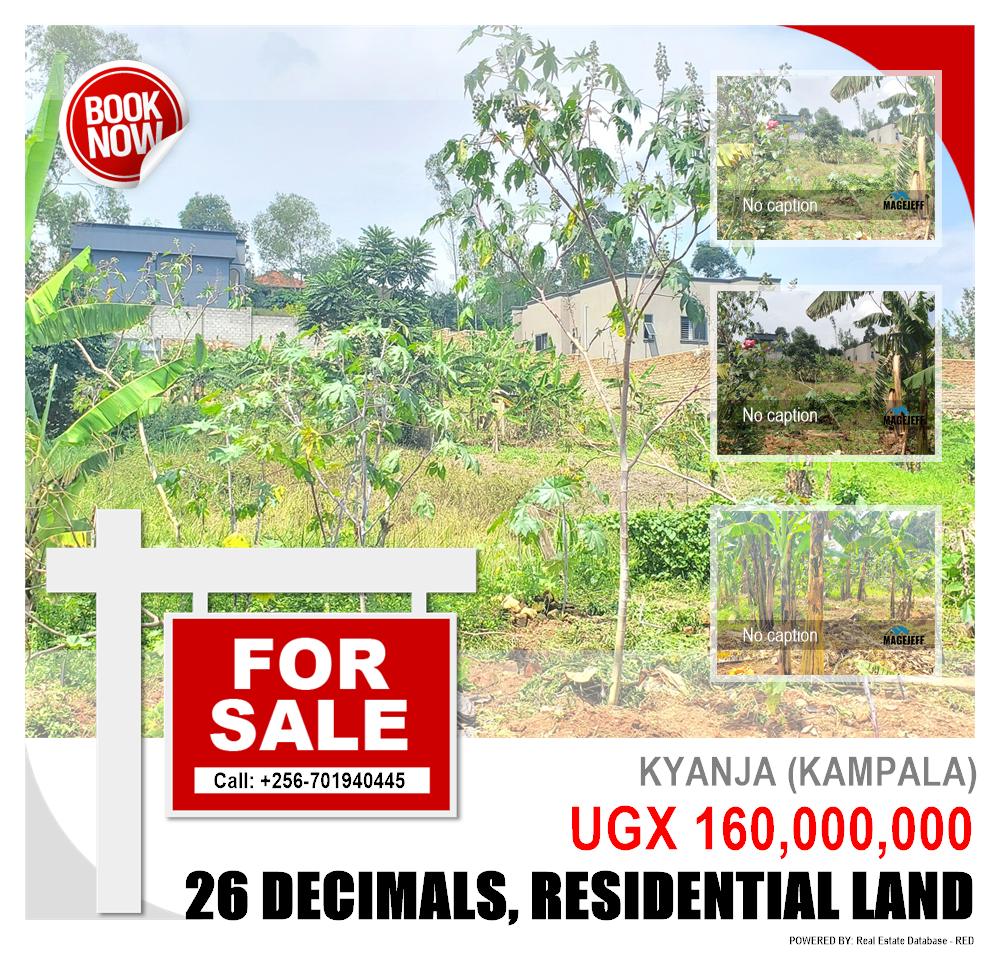 Residential Land  for sale in Kyanja Kampala Uganda, code: 156859