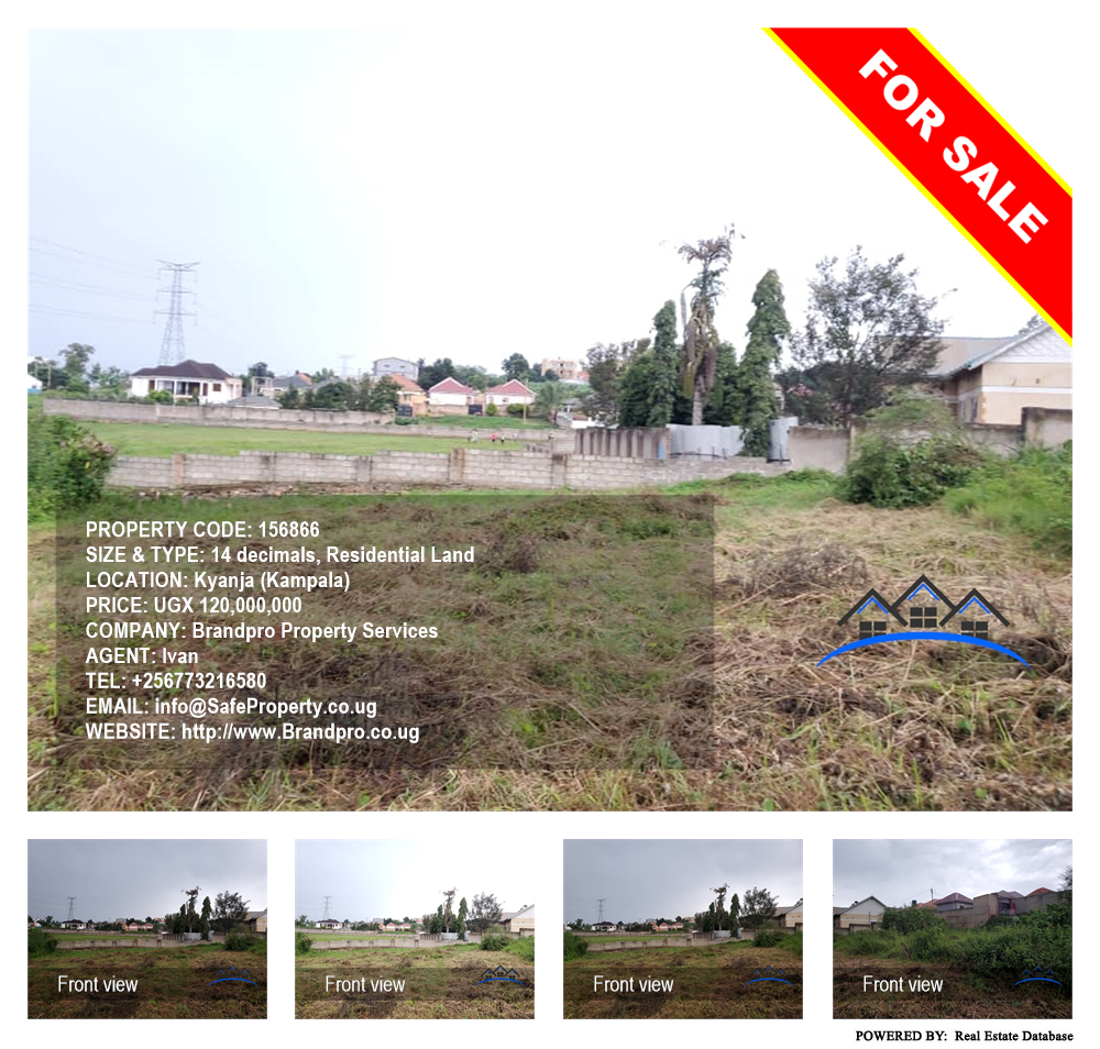 Residential Land  for sale in Kyanja Kampala Uganda, code: 156866