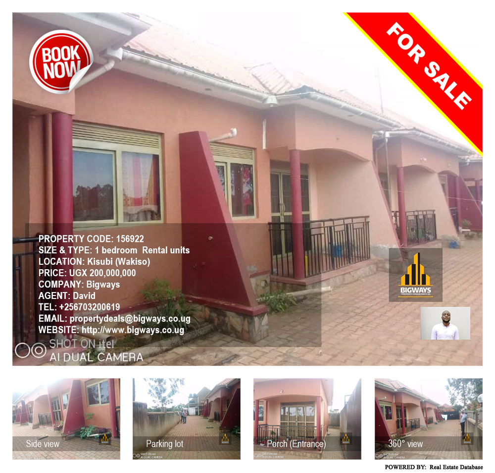 1 bedroom Rental units  for sale in Kisubi Wakiso Uganda, code: 156922