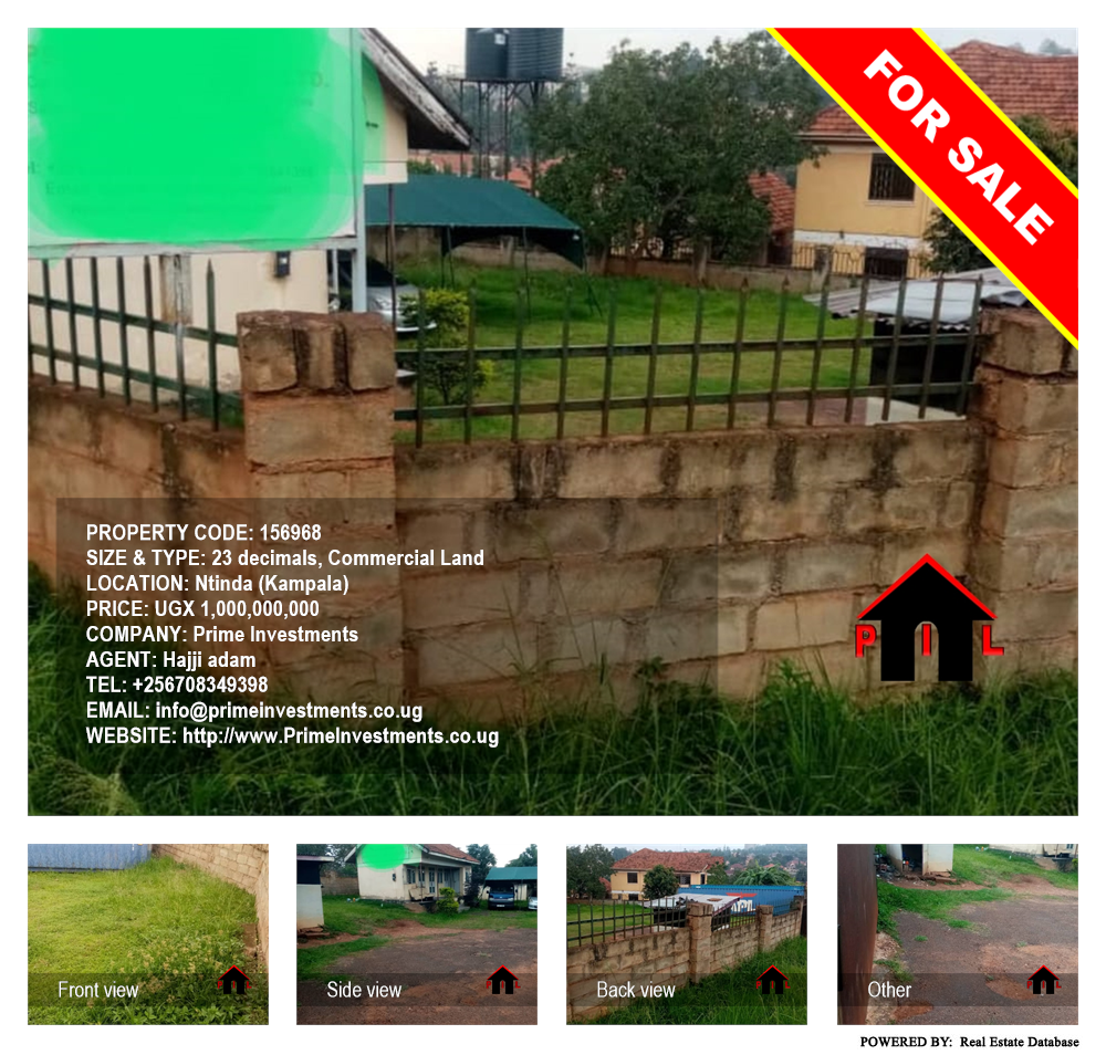 Commercial Land  for sale in Ntinda Kampala Uganda, code: 156968