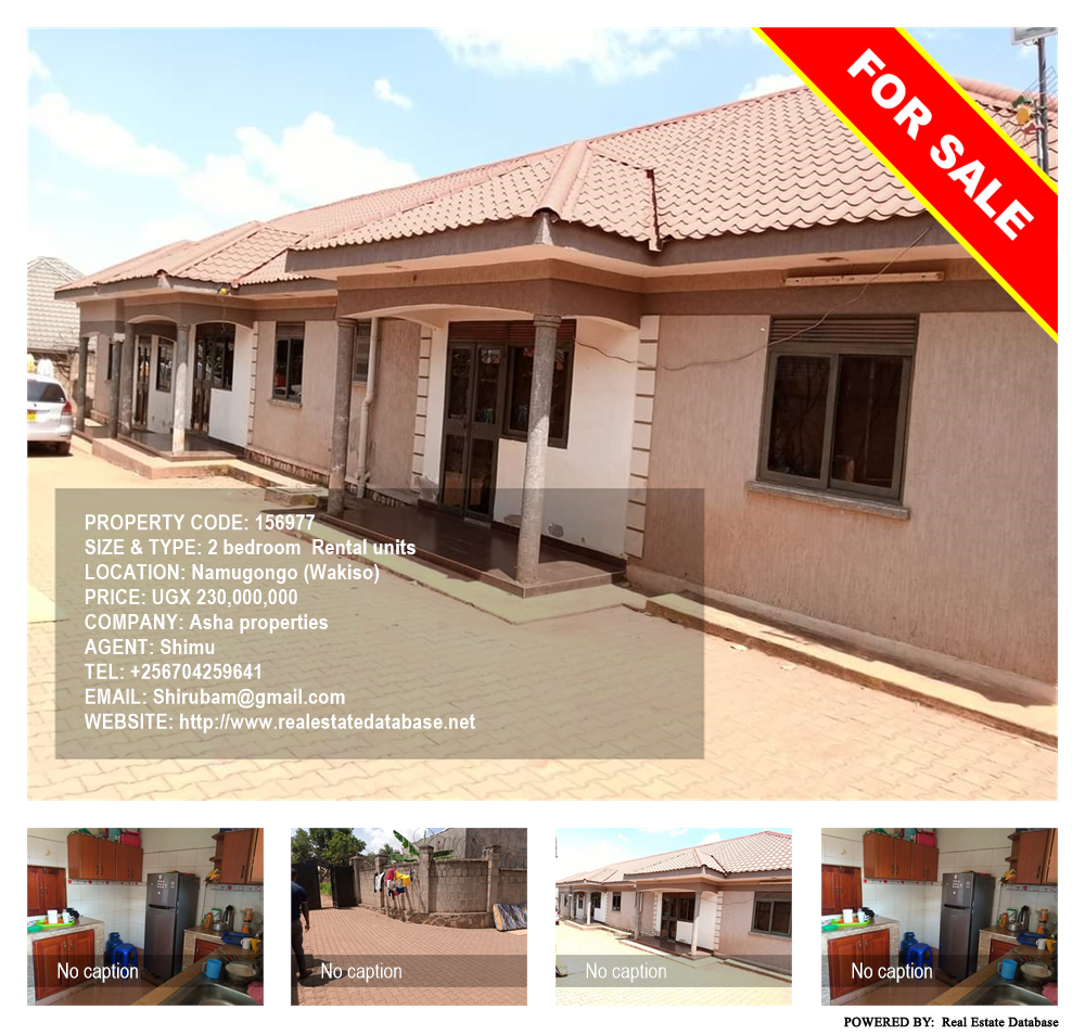2 bedroom Rental units  for sale in Namugongo Wakiso Uganda, code: 156977