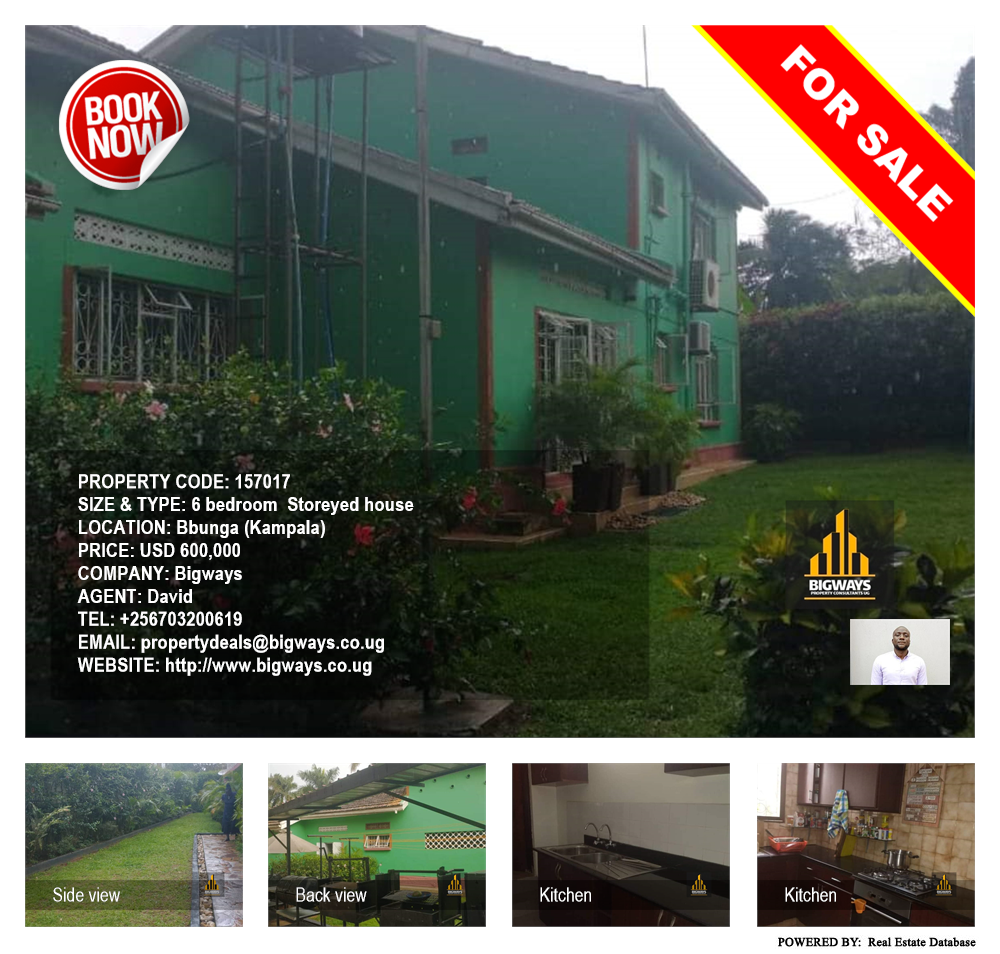 6 bedroom Storeyed house  for sale in Bbunga Kampala Uganda, code: 157017