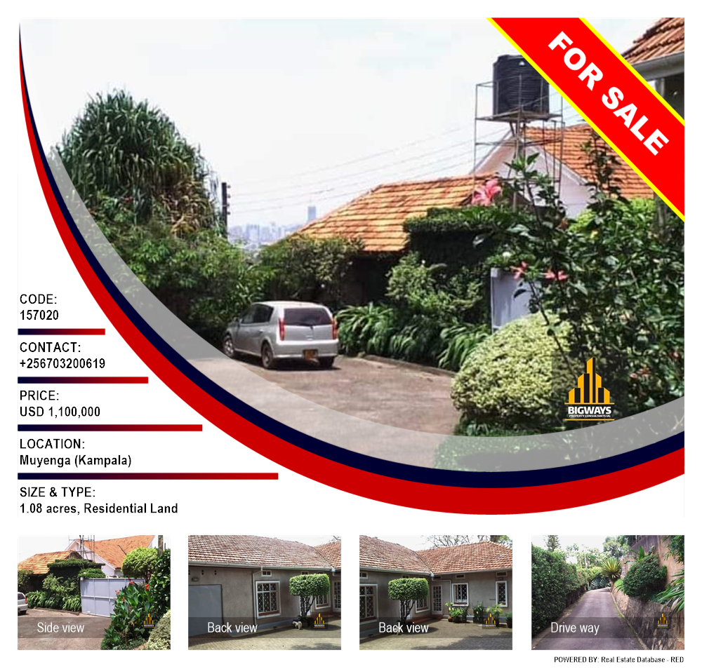 Residential Land  for sale in Muyenga Kampala Uganda, code: 157020