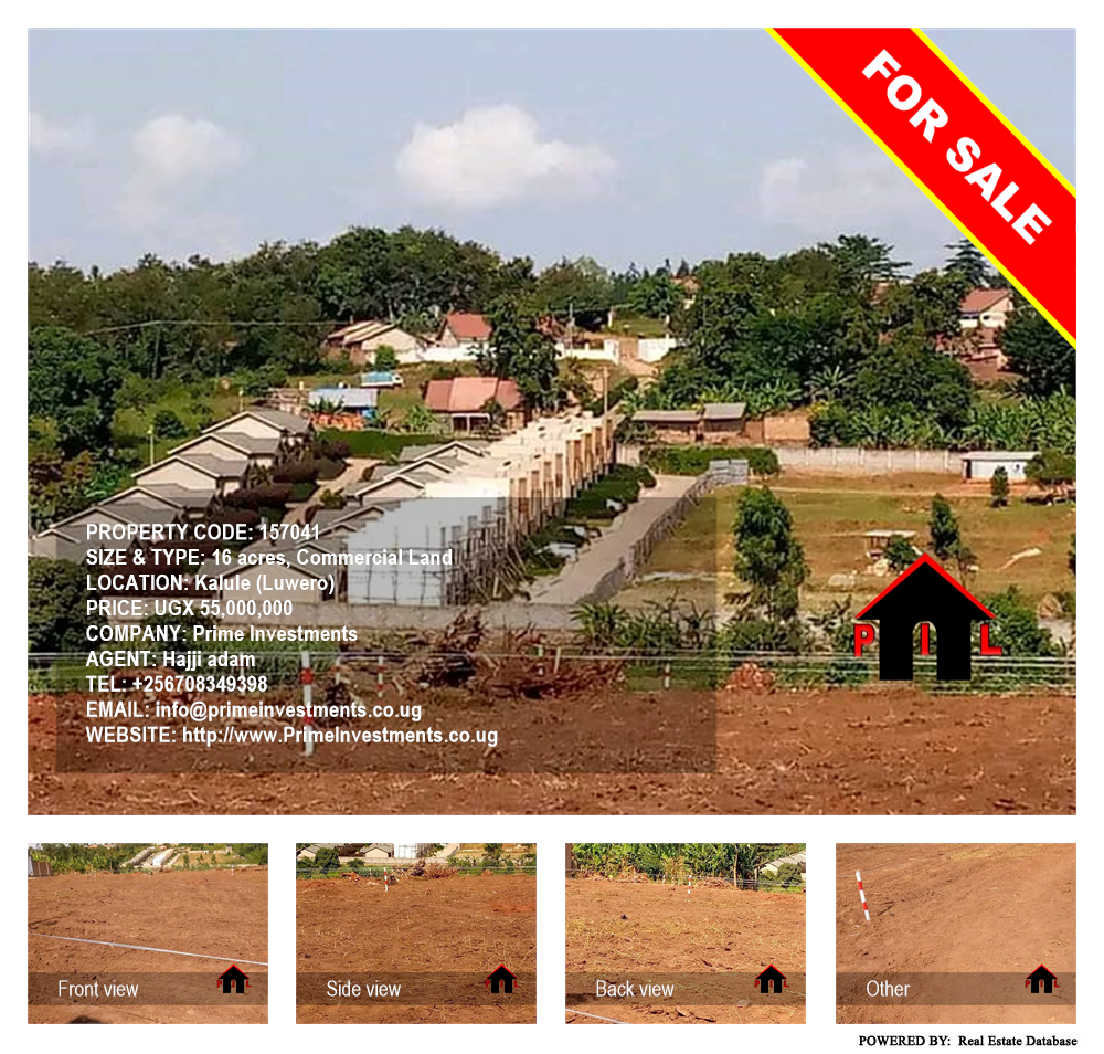 Commercial Land  for sale in Kalule Luweero Uganda, code: 157041