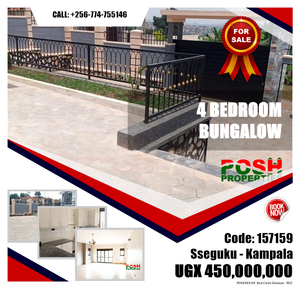 4 bedroom Bungalow  for sale in Seguku Kampala Uganda, code: 157159