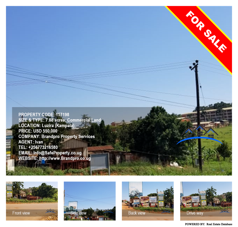 Commercial Land  for sale in Luzira Kampala Uganda, code: 157198